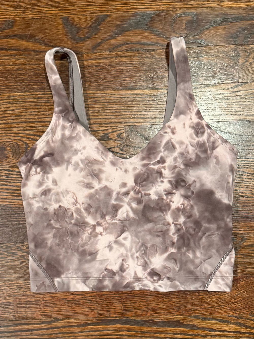 Lululemon Women’s Tie-Dye Scoop Neck Bralette - Gray